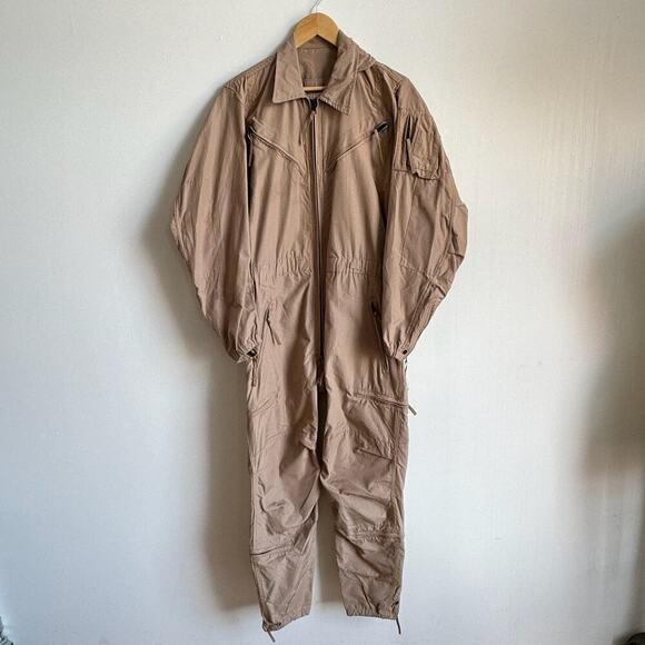 CARTER INDUSTRIES Combat Vehicle Crewman Coveralls in Tan - Picture 1 of 4